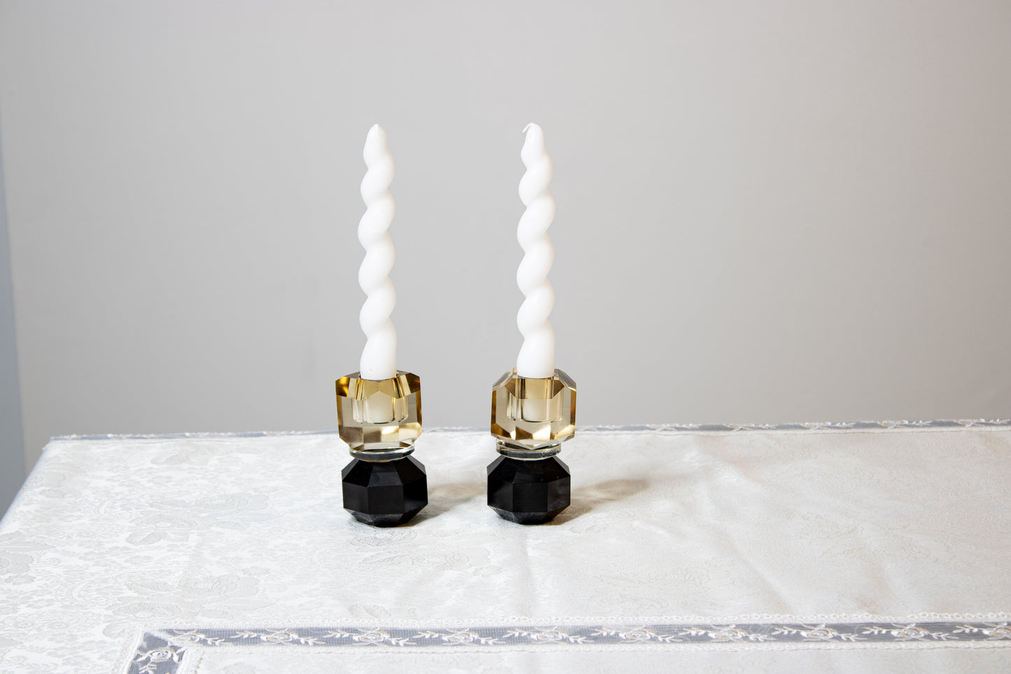 Orah & Layla Geometric Candlesticks