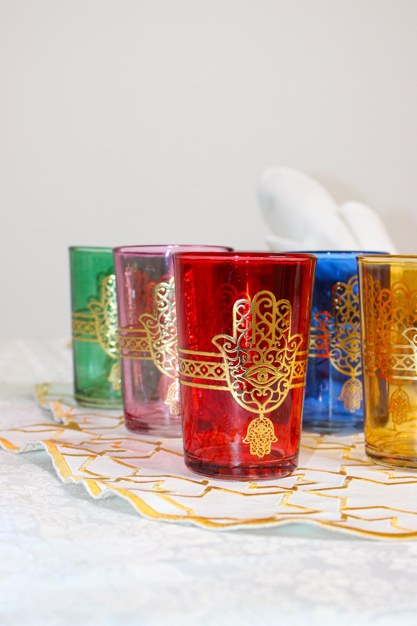 Nené Hamsa Tea Cups – Set of 6