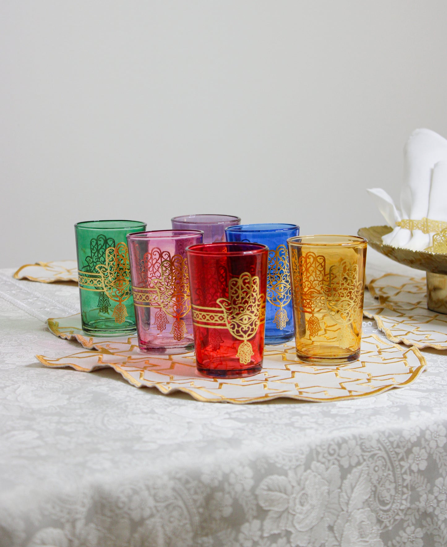 Nené Hamsa Tea Cups – Set of 6