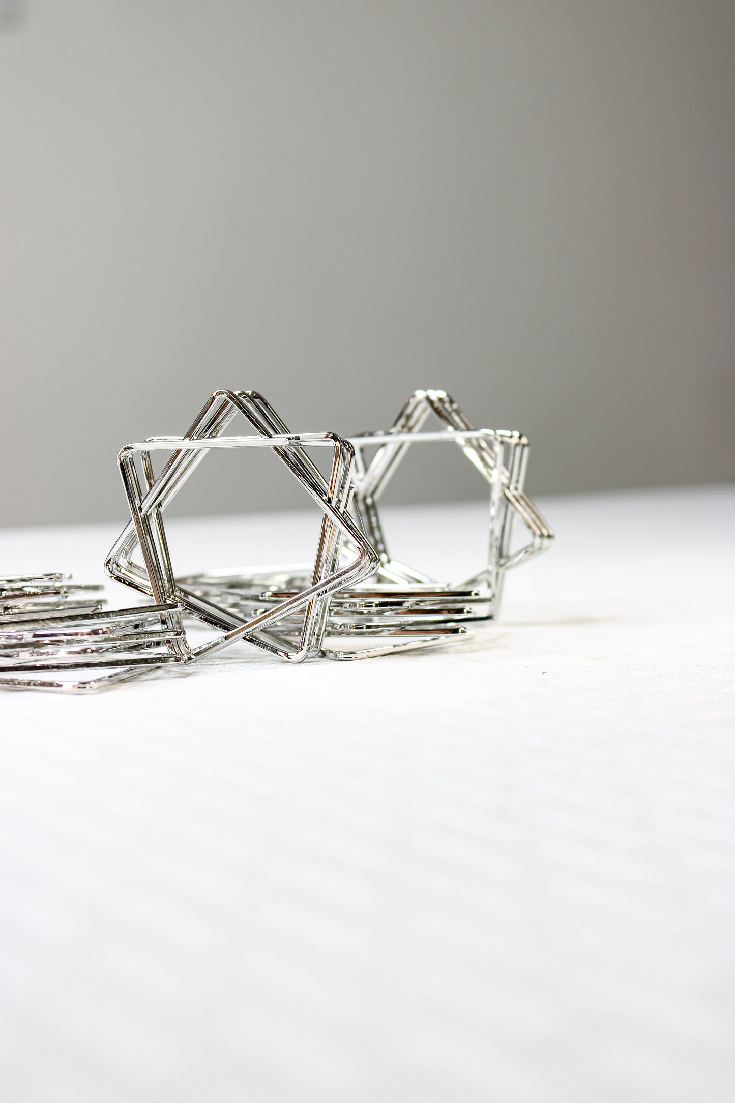 Silver Magen David Napkin Ring