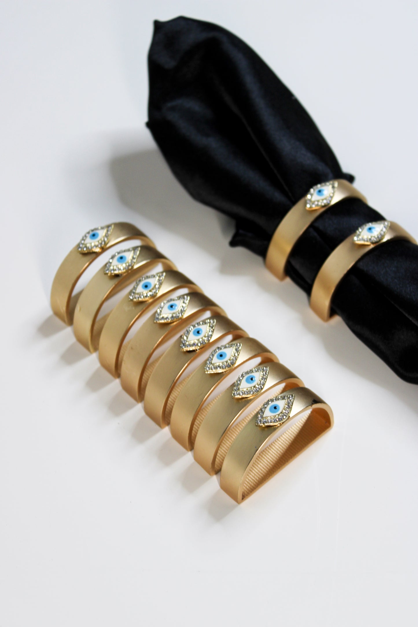 Luxe Evil Eye Napkin Rings