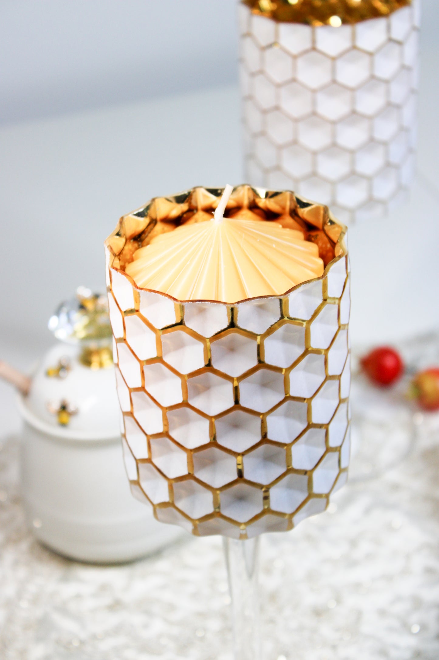 Honeycomb Candle Holder