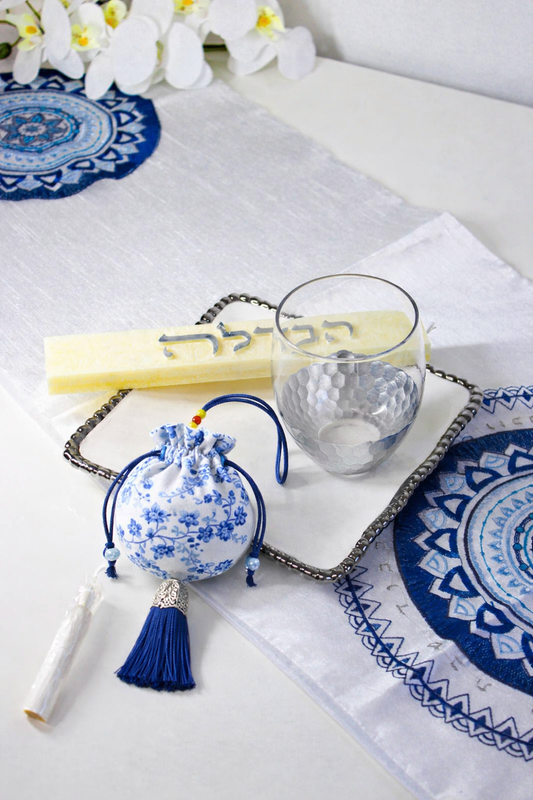 Havdalah Set – Silver & White