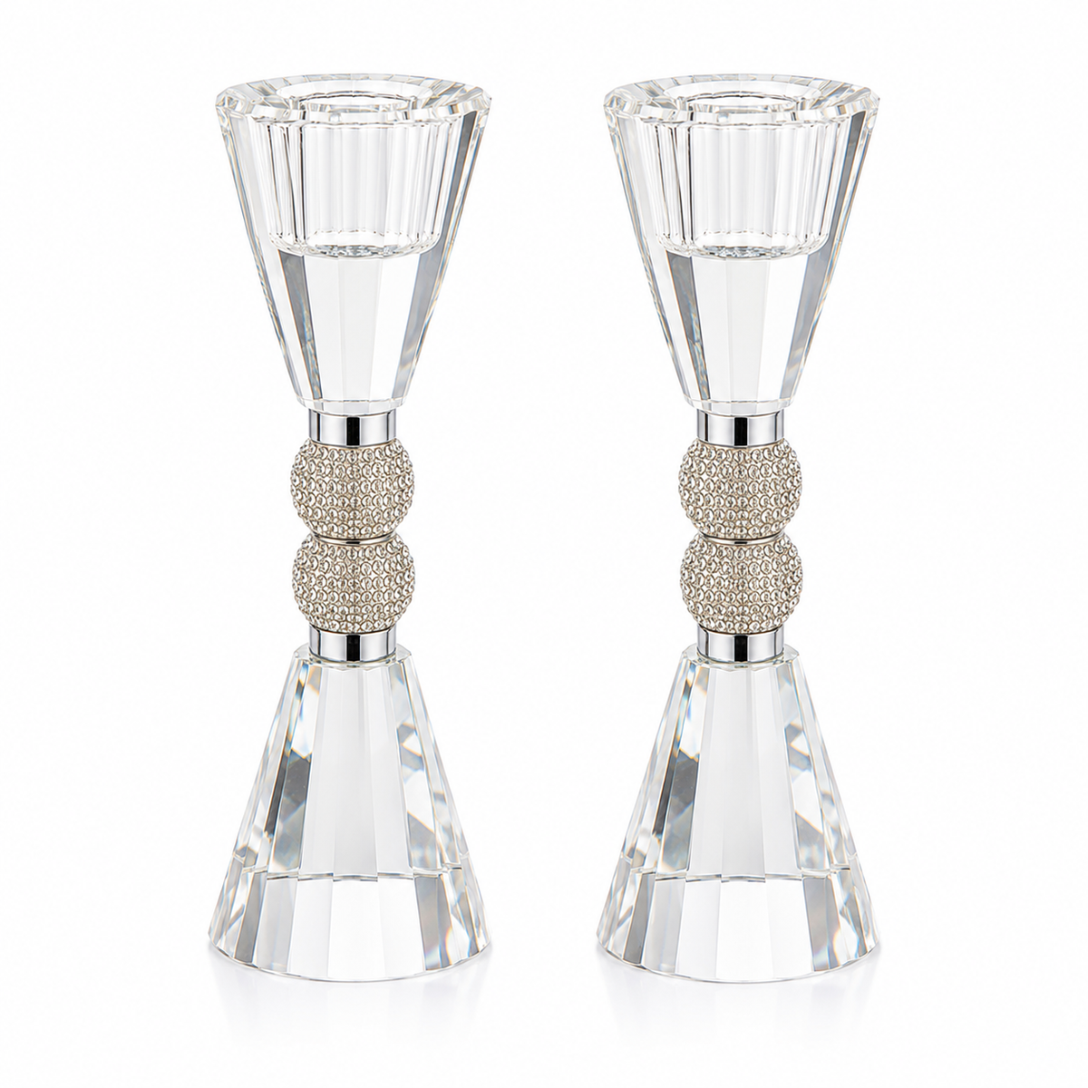 Ethereal Crystal Candlesticks