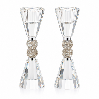 Ethereal Crystal Candlesticks