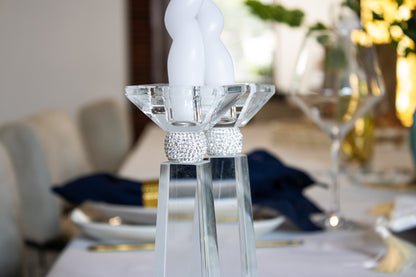 Ethereal Crystal Candlesticks