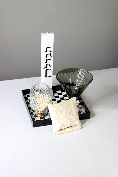 Monochrome Havdalah Set
