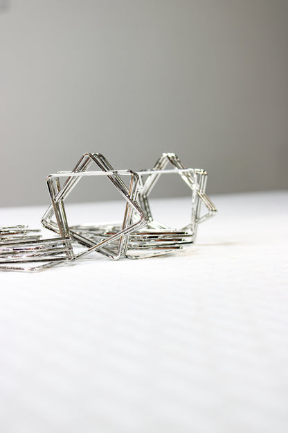 Silver Magen David Napkin Ring