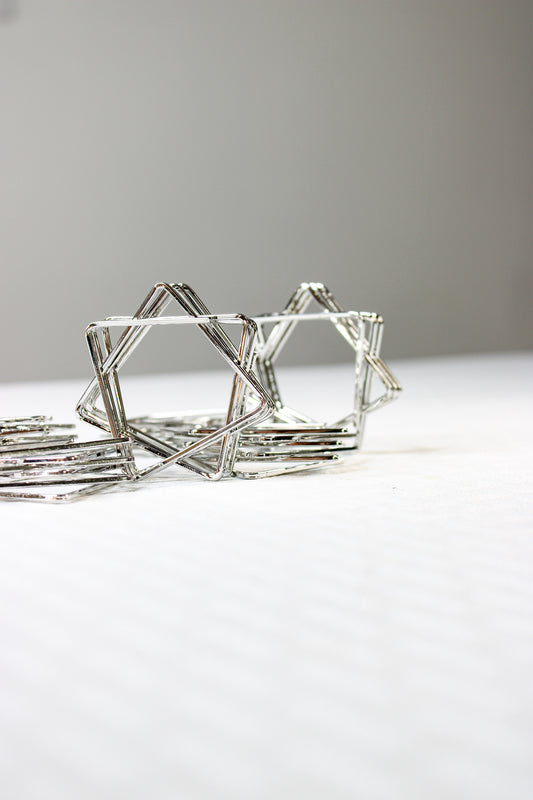 Silver Magen David Napkin Ring