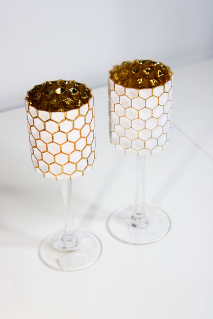 Honeycomb Candle Holder