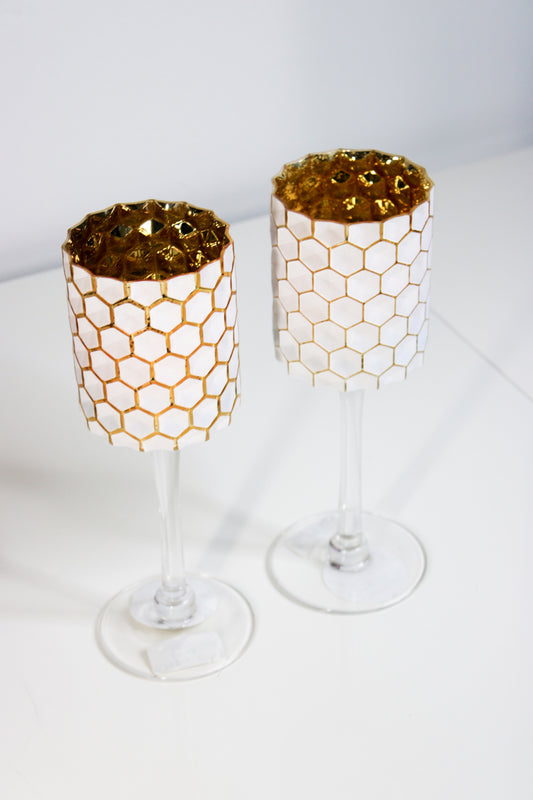 Honeycomb Candle Holder