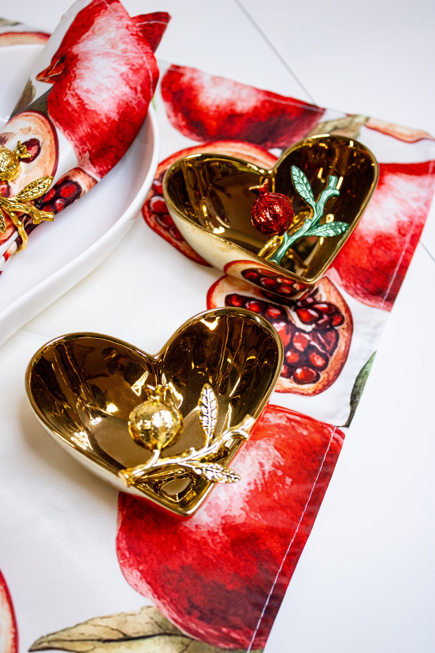 Pomegranate Heart Entertaining Set