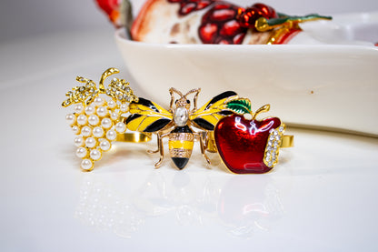 Pomegranate Heart Entertaining Set