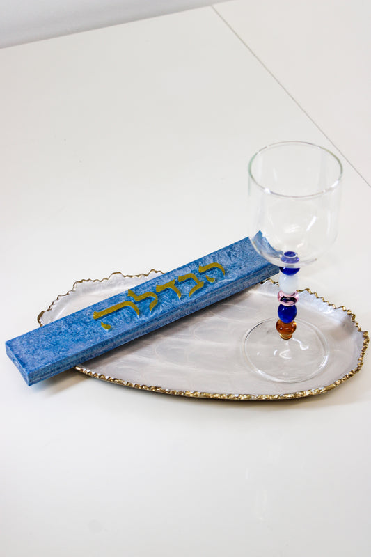 Havdalah Set – Blue, Gold and Multicolor