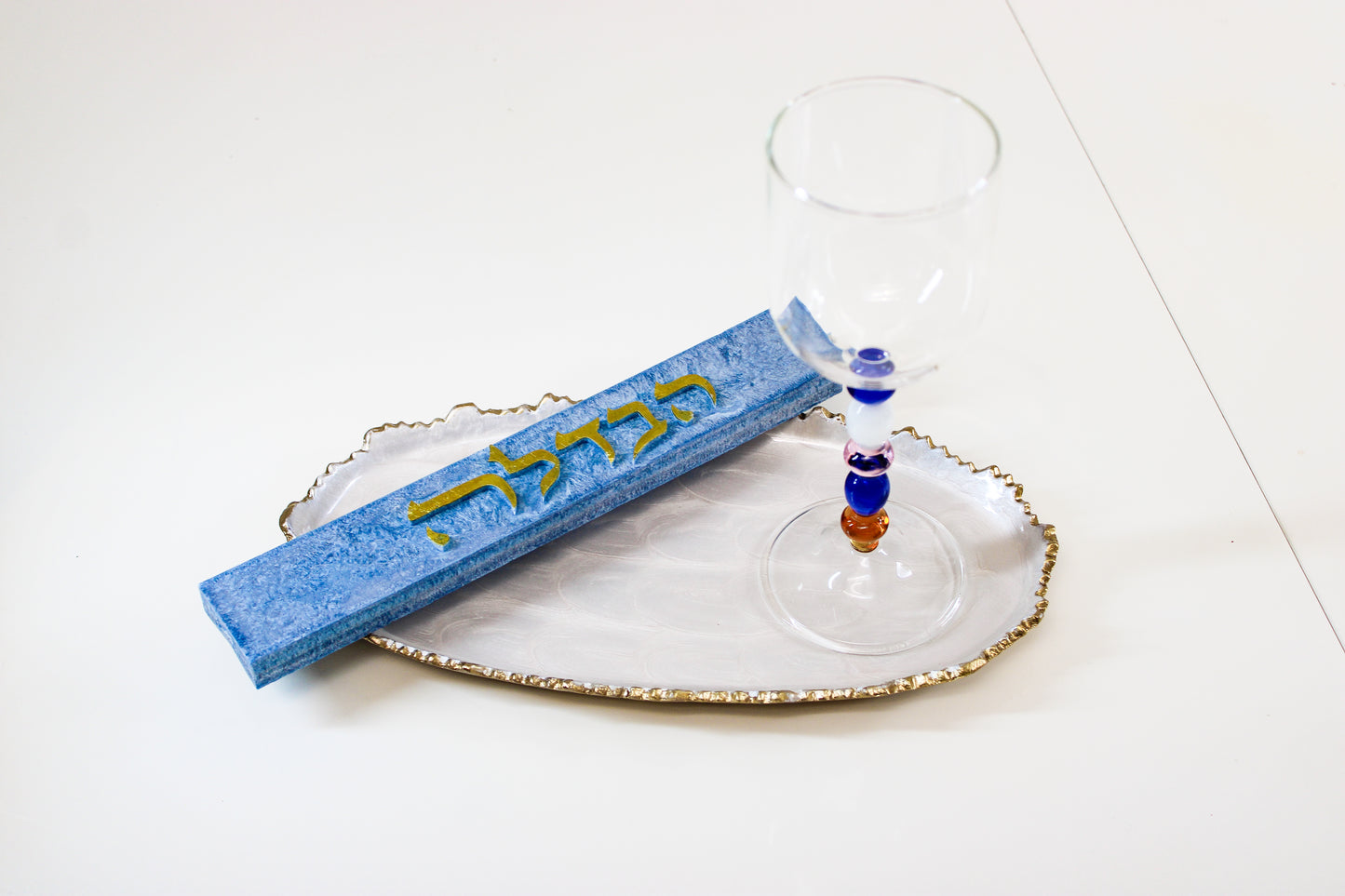 Havdalah Set – Blue, Gold and Multicolor
