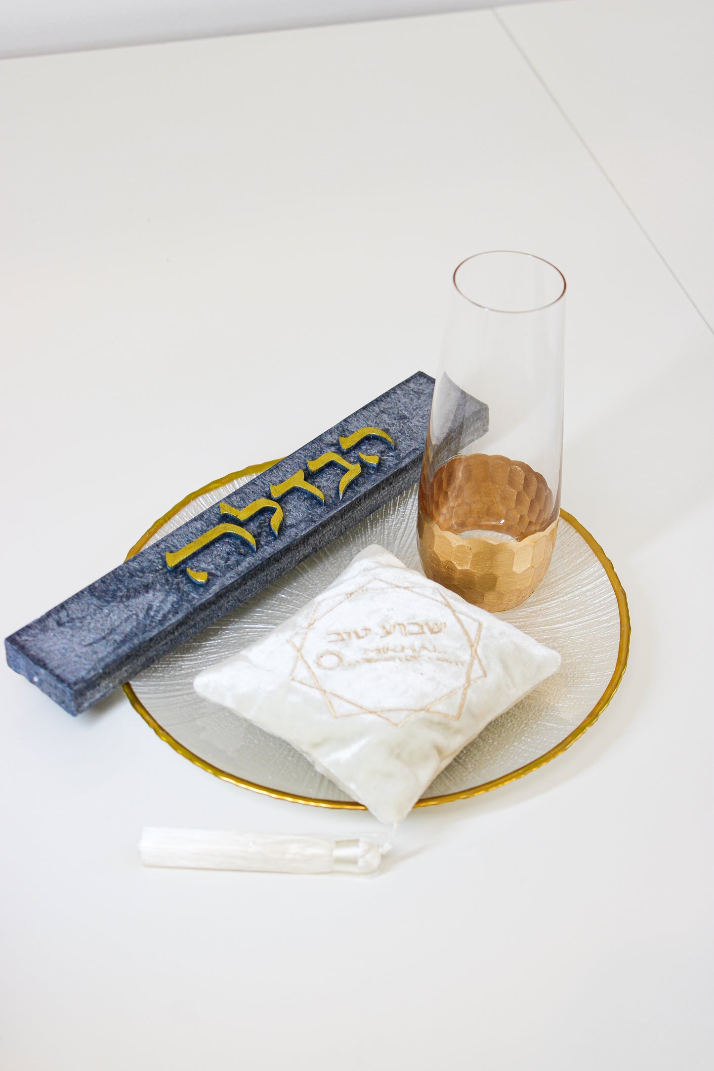 Havdalah Set – Black & Gold