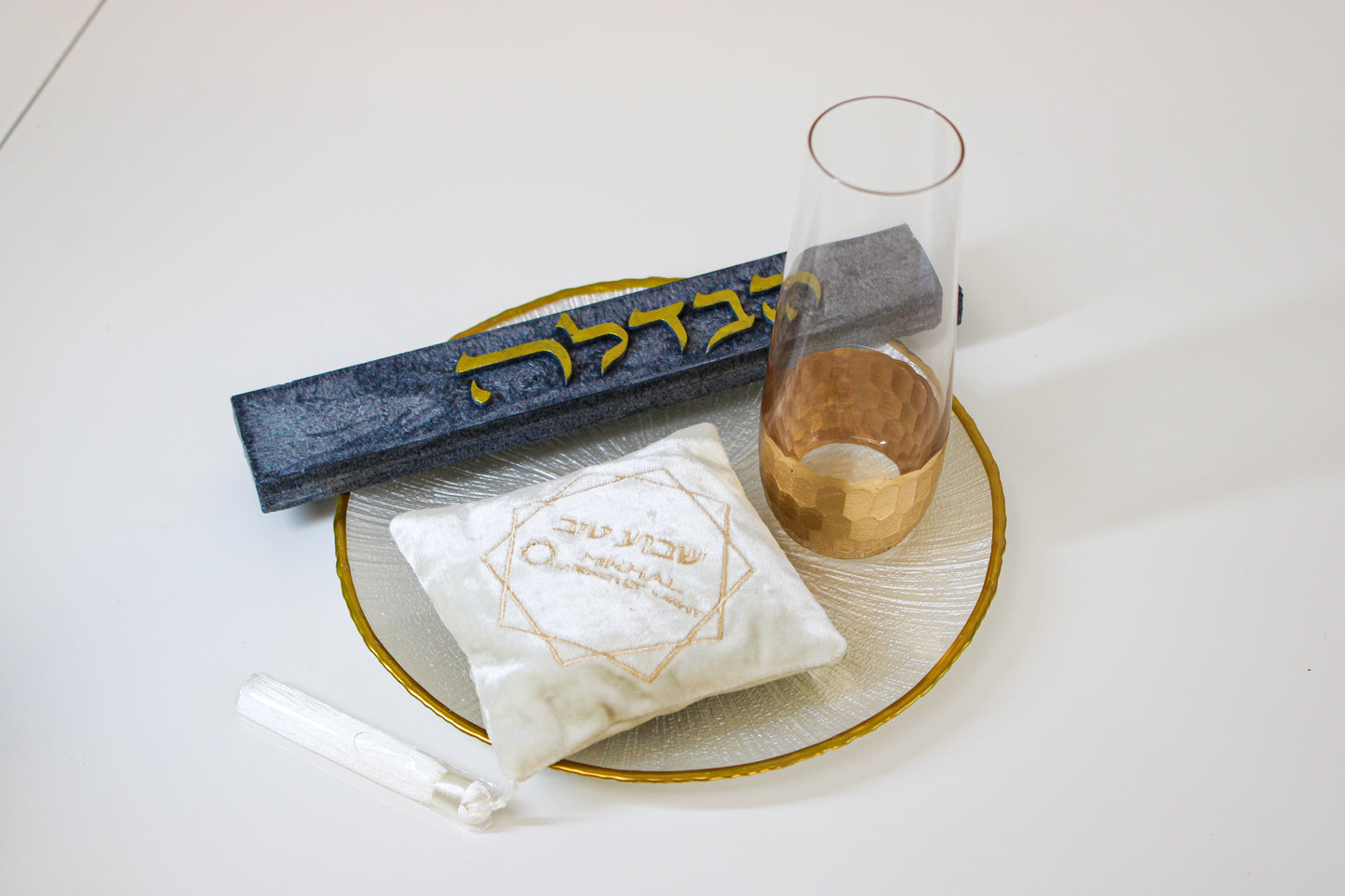 Havdalah Set – Black & Gold