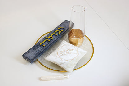 Havdalah Set – Black & Gold