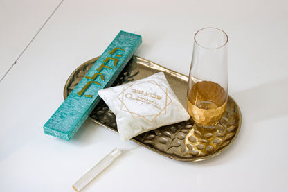 Havdalah Set – Green & Gold