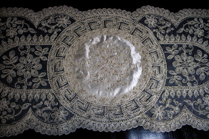 Chalilah Embroidered Lace Table Runner