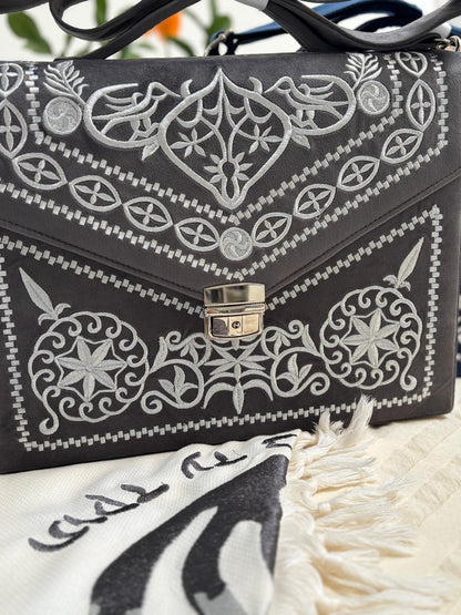 Hand-embroidered Talit Bag