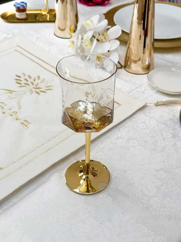 Geometric Elegance Kiddush Cup - Image 3