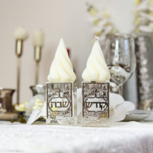JERUSALEM Crystal Candlesticks