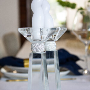 Ethereal Crystal Candlesticks
