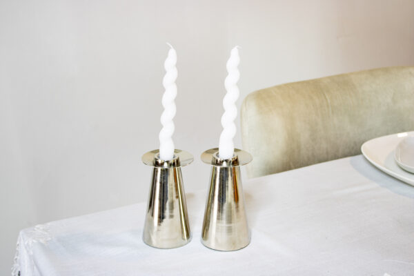 Elegance Silver Candlesticks - Image 2