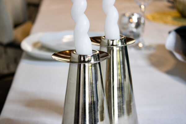 Elegance Silver Candlesticks