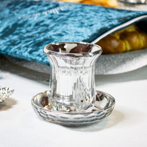 JERUSALEM Crystal Nahman Kiddush Cup