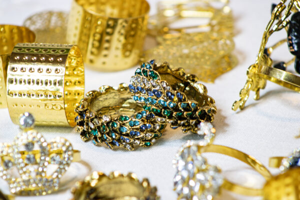 Hammered Gold Napkin Rings (Set of 4) - Image 4
