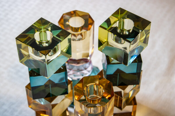 Crystal Prism Candlesticks - Image 5