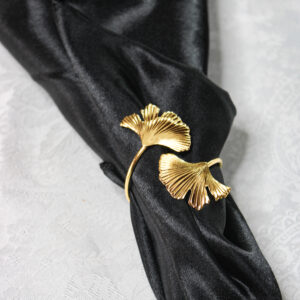 Double Ginkgo Gold (Set of 4)