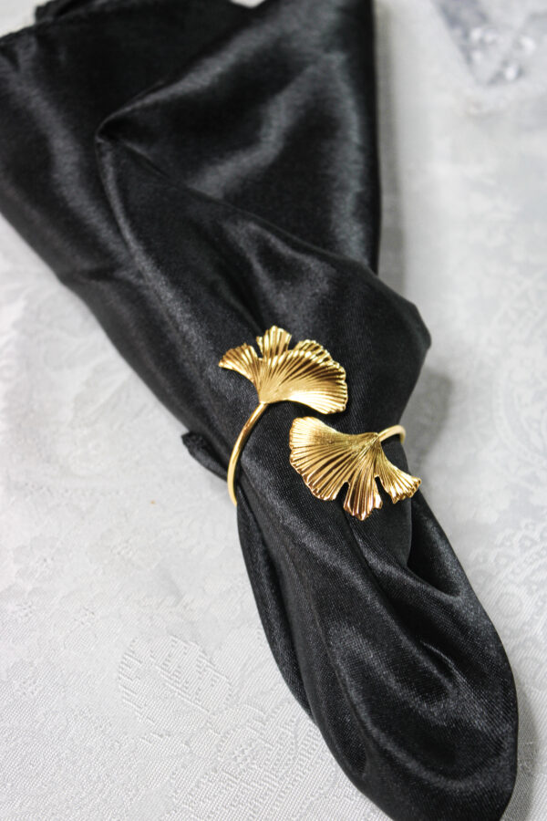 Double Ginkgo Gold (Set of 4)