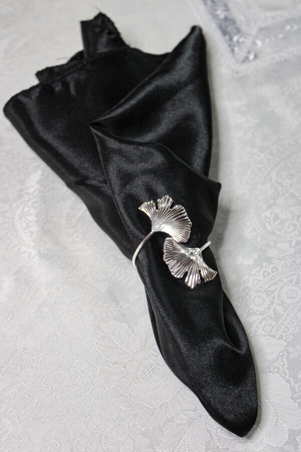 Double Ginkgo Silver (Set of 4) - Image 2