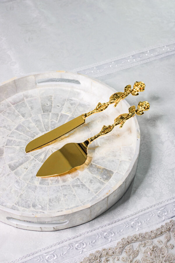 Golden Rose Cake Set - Image 2