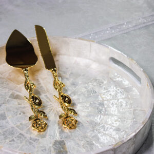 Golden Rose Cake Set