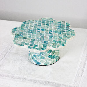 Shell Mosaic Cake Stand